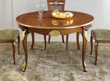 5488 - Round extending wooden table by Tarocco Vaccari Group - view 3